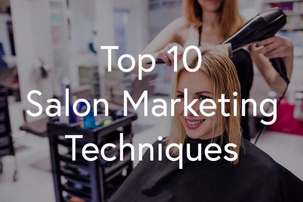 Salon marketing - Women's haircut by hairstylist in a hair salon